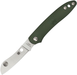 Spyderco Roadie Slip Joint Olive FRN Folding Bohler N690 Pocket Knife 189PGR