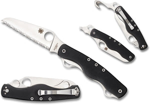 Spyderco Clipitool Standard Multi Folding Tools & Serrated Blade Knife 209GS