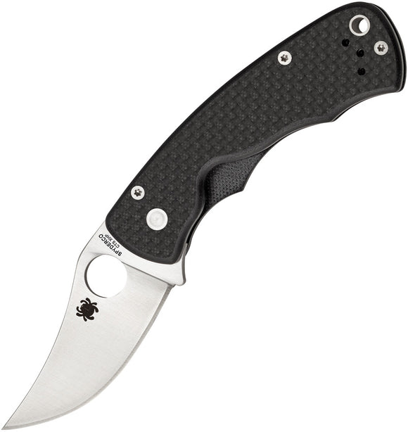 Spyderco Reinhold Rhino Compression Lock Black CF & G10 Folding Knife 210CFP