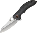 Spyderco Magnitude Linerlock Folding Blade BLK Carbon Fiber Handle Knife 212CFP