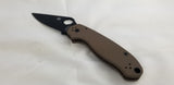 Spyderco Para 3 Compression Lock Earth brown Exclusive S35Vn Folding Knife 223gpbnbk