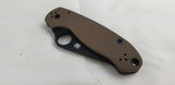 Spyderco Para 3 Compression Lock Earth brown Exclusive S35Vn Folding Knife 223gpbnbk
