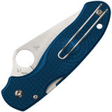 Spyderco Para 3 Blue Compression Lock Spy27 Folding Knife 223pcbl
