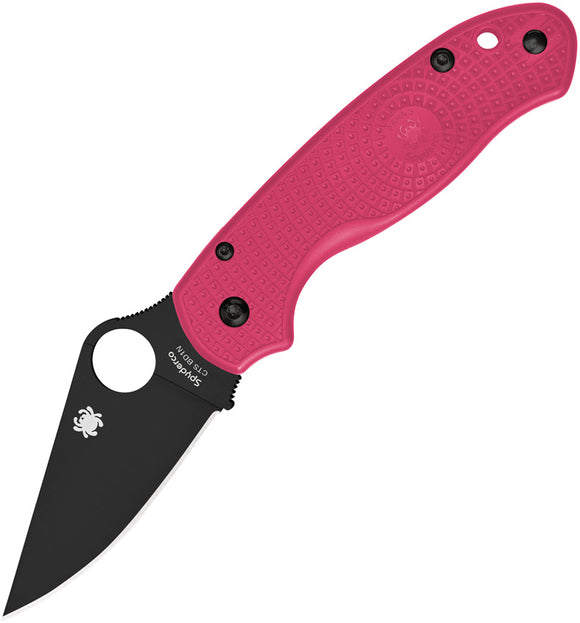 Spyderco Para 3 Compression Lock Pink FRN Folding CTS-BD1N Pocket Knife 223PPNBK