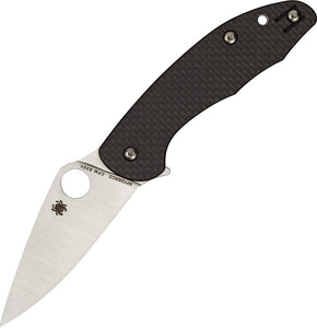 Spyderco Mantra 3 Carbon Fiber Black G10 Stainless Folding Knife 233CFP