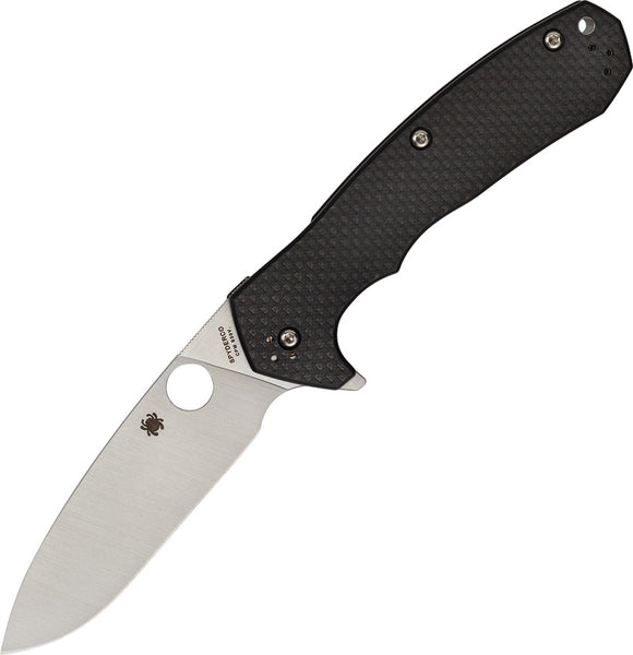 Spyderco Amalgam Compressin Lock Black Carbon Fiber & G10 Folding Knife 234CFP