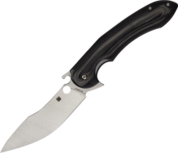 Spyderco Tropen Compression Lock Black G10 Handle Stainless Folding Knife 237GP