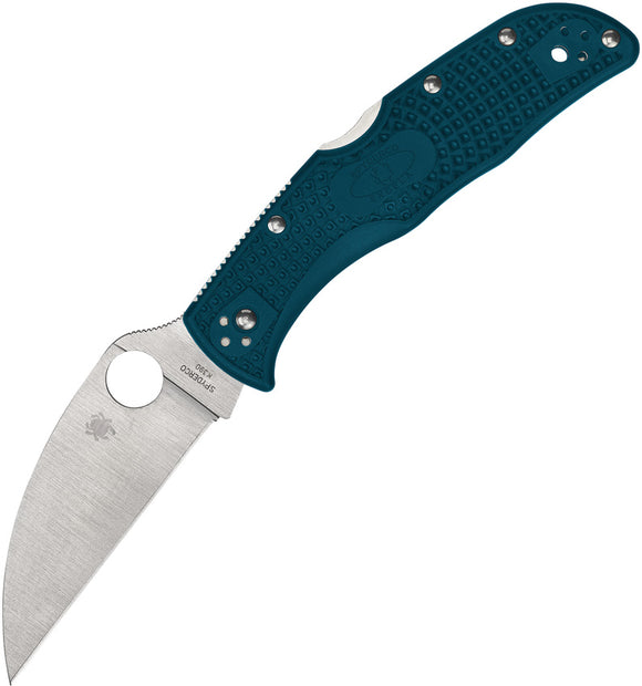 Spyderco Endela Lightweight Lockback Blue FRN Folding K390 Knife 243FPWK390