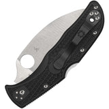 Spyderco Endela Pocket Knife Lockback Black FRN Folding VG-10 Serrated 243FSWCBK