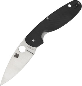 Spyderco Emphasis Linerlock Black G10 Folding 8Cr13MoV Pocket Knife 245GP