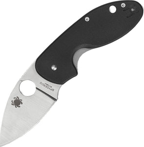 Spyderco Insistent Linerlock Black G10 Folding 8Cr13MoV Pocket Knife 246GP