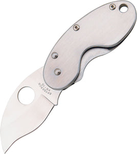 Spyderco Cricket Framelock VG10 Folding Blade Brushed Stainless Handle Knife 29P