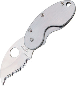 Spyderco Cricket Framelock Folding Serrated VG-10 Stainless Handle Knife 29S