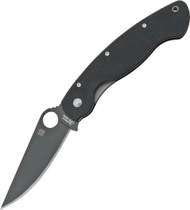 Spyderco Military Model Linerlock Black G10 Handle Folding Blade Knife 36GPBK