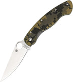 Spyderco Military Model Linerlock Folding Blade Digital Camo G10 Handle Knife 36GPCMO