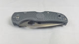 Spyderco Native 5 Lockback Maxamet Gray FRN Handle Folding Blade Knife 41PGY5