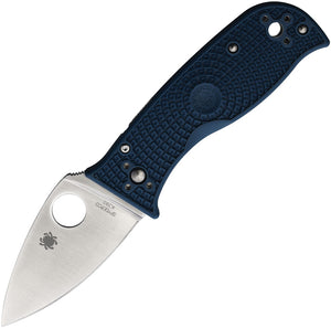 Spyderco Lil' Temperance 3 Lightweight Blue FRN Folding K390 Knife 69PBL3K390