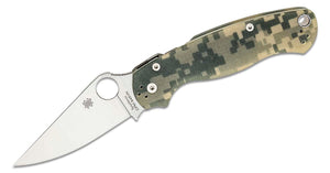 Spyderco Para-Military 2 Comp Lock Folding Blade Camo G10 Handle Knife 81GPCMO2