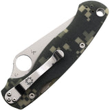 Spyderco Para-Military 2 Comp Lock Folding Blade Camo G10 Handle Knife  OPEN BOX