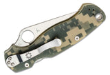 Spyderco Para-Military 2 Comp Lock Folding Blade Camo G10 Handle Knife 81GPCMO2