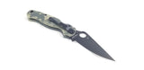 Spyderco Para-Military 2 Comp Lock Black Folding Blade Digital Camo Handle Knife  OPEN BOX