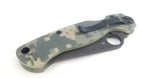 Spyderco Para-Military 2 Comp Lock Black Folding Blade Digital Camo Handle Knife 81GPCMOBK2