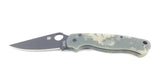 Spyderco Para-Military 2 Comp Lock Black Folding Blade Digital Camo Handle Knife  OPEN BOX