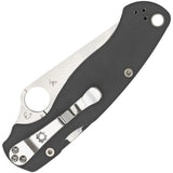 Spyderco Para Military 2 Dark Gray G10 Folding Maxamet Pocket Knife 81GPDGY2