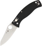 Spyderco Dallara 3 Ball Bearing Lock Folding Blade Black G10 Handle Knife 82GP3