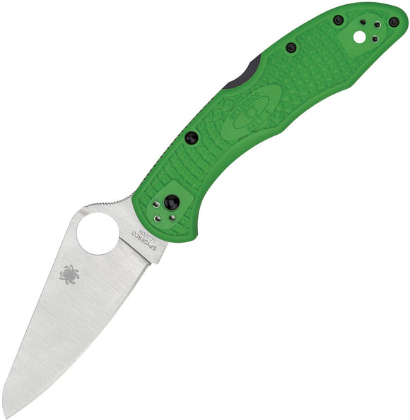 Spyderco Salt 2 Green Lockback Folding Knife 88fpgr2