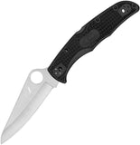 Spyderco Pacific Salt 2 Black Lockback Folding Knife 91pbk2