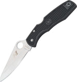 Spyderco Pacific Salt Lockback H1 Steel Folding Blade Black Handle Knife 91PBK