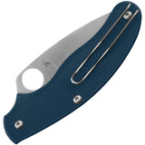 Spyderco UK Pen Slip Joint Cobalt Blue FRN Folding CPM-SPY27 Pocket Knife 94PCBL