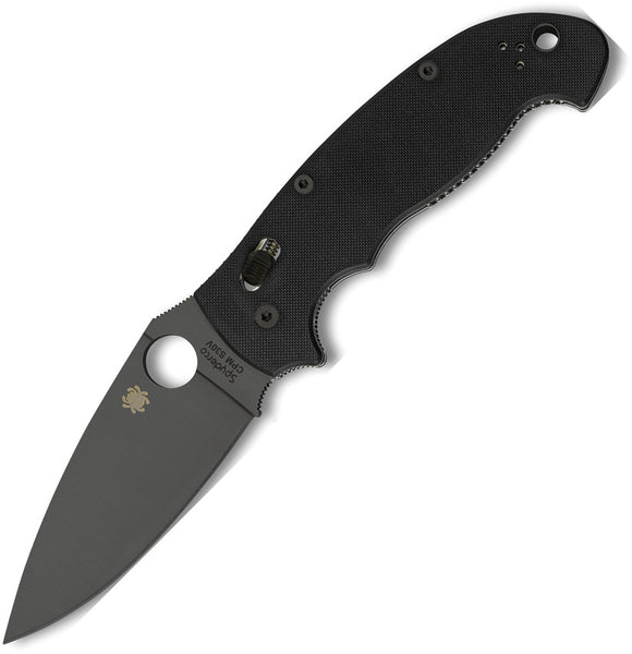 Spyderco Manix 2 XL Ball Bearing Lock Black DLC Folding Blade
