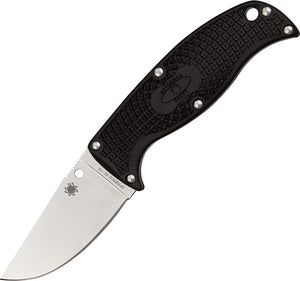 Spyderco Enuff Clip VG-10 Stainless Fixed Blade Black FRN Handle Knife FB31CPBK