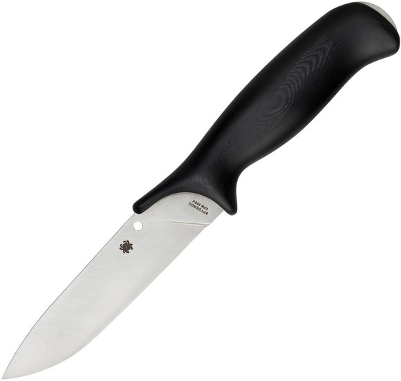 Spyderco Zoomer Black G10 Handle Stainless Satin Folding Knife w/ Sheath FB42GP