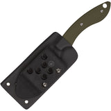 Spyderco Stok Bowie OD Green G10 8Cr13MoV Fixed Blade Knife w/ Sheath FB49GPOD