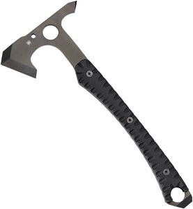 Spyderco Warrior Hawk Fixed Ax Head Blade Black Handle Axe with Sheath H03