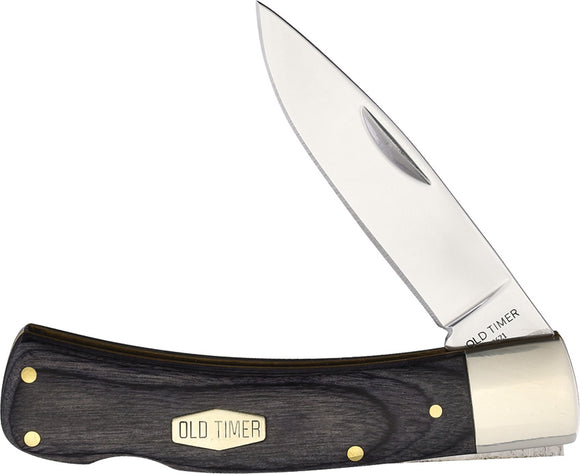 Schrade Old Timer Heritage Series Bruin Lockback D2 Wood Folding Knife 1135989