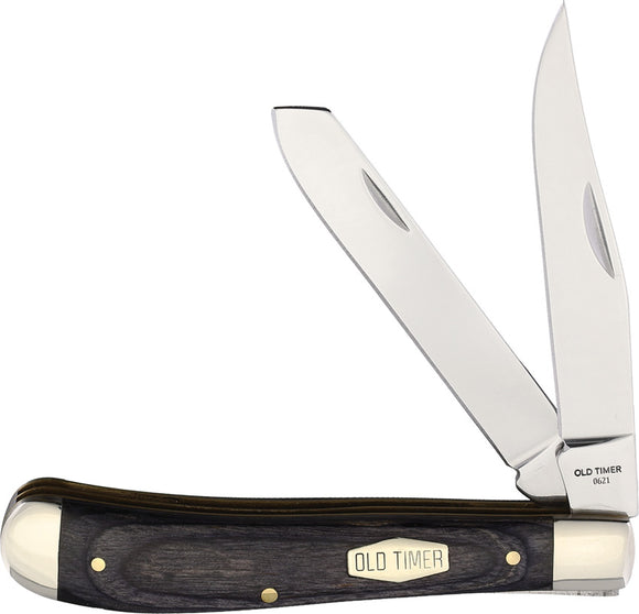 Schrade Old Timer Heritage Series Trapper D2 Wood Folding Knife 1135990