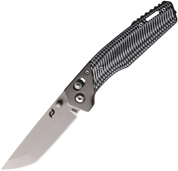 Schrade Krux Pivot Lock Black & White G10 Folding S35VN Pocket Knife 1136250
