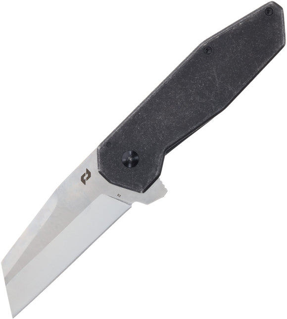 Scharde Slyte Folding Pocket Knife Framelock Black Stainless D2 Steel 1136251