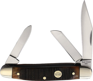 Schrade Generational Middleman Pocket Knife Slip-Jt Black Bone 1095HC 1149145