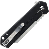 Schrade Lateral Folding Pocket Knife Framelock Green/Black G10 AUS-8 1159291