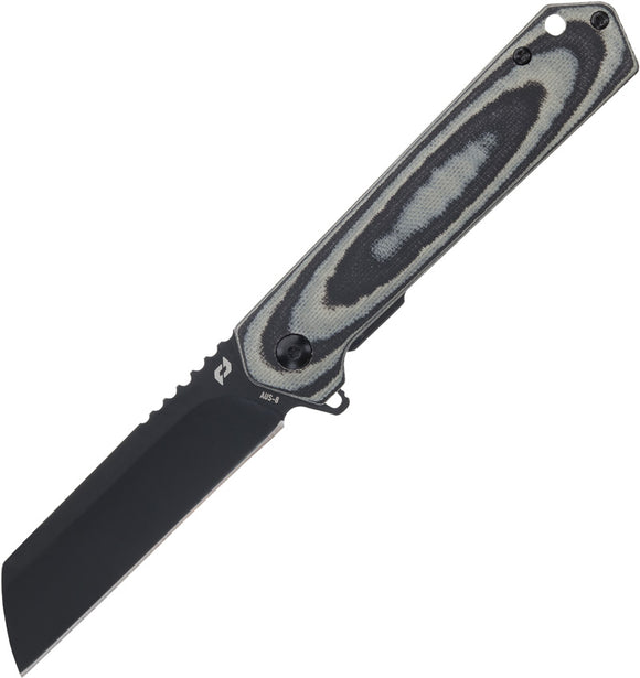 Schrade Lateral Folding Pocket Knife Framelock White/Grey G10 AUS-8 1159293