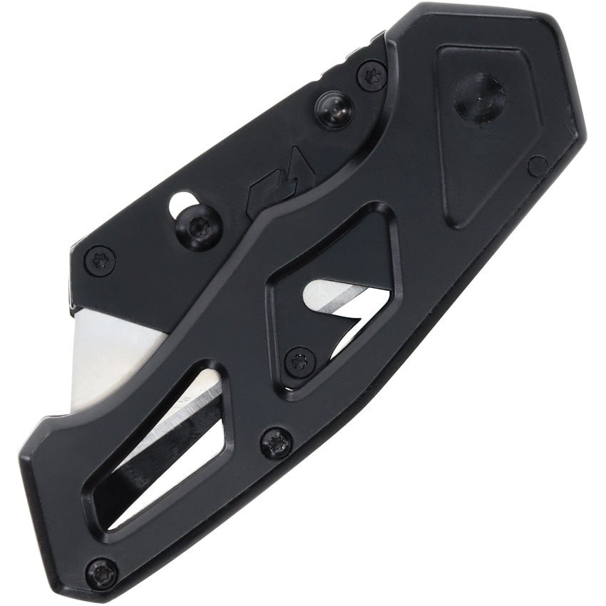 Schrade Tradesman Framelock Black Stainless Folding Razor Blade Pocket ...