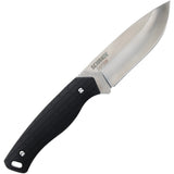 Schrade Exertion Black Smooth Nylon AUS-10A Steel Fixed Blade Knife 1159309