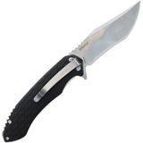 Schrade Scramble Folding Pocket Knife Linerlock Black Aluminum AUS-10A 1159311