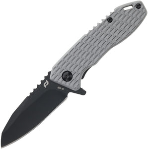 Schrade Tenacity Linerlock Gray Aluminum Folding AUS-10A Pocket Knife 1159313