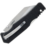 Schrade Ultimatum Lockback Black G10 Folding AUS-8 Stainless Pocket Knife 1159318